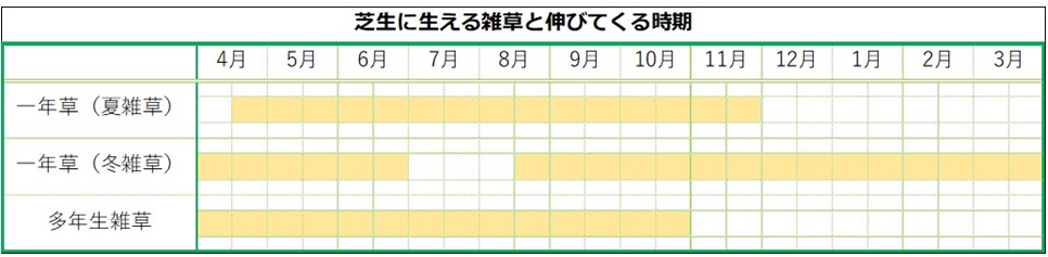 芝生の雑草の種類 除草剤で雑草対策 お手入れ方法とは お庭110番