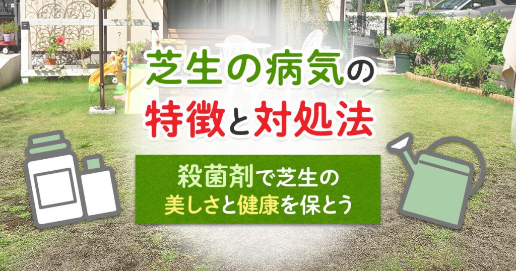 芝生の病気の特徴と対処法殺菌剤で芝生の美しさと健康を保とう